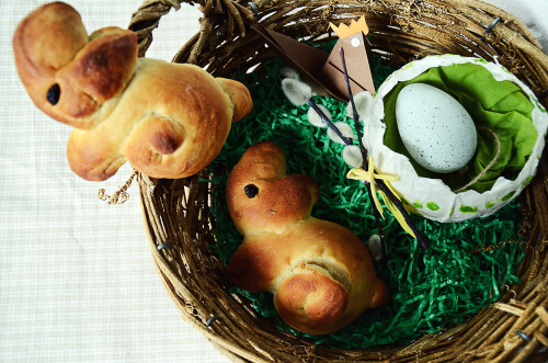 easter basket swiss